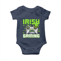 Funny Gamer St Patricks Day Baby Onesie Irish I Was Gaming Video Games Lovers