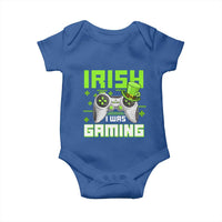 Funny Gamer St Patricks Day Baby Onesie Irish I Was Gaming Video Games Lovers