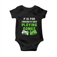 Video Game Controller Irish Gamer Boys St Patricks Day Baby Onesie