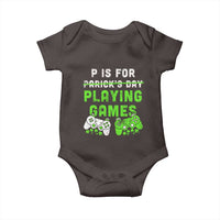 Video Game Controller Irish Gamer Boys St Patricks Day Baby Onesie