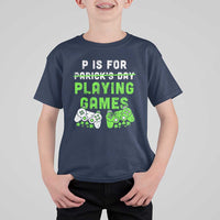 Video Game Controller Irish Gamer Boys St Patricks Day T Shirt For Kid