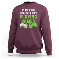 Video Game Controller Irish Gamer Boys St Patricks Day Sweatshirt