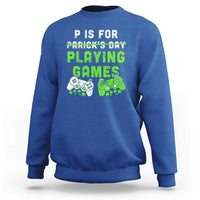 Video Game Controller Irish Gamer Boys St Patricks Day Sweatshirt