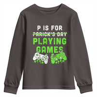 Video Game Controller Irish Gamer Boys St Patricks Day Youth Sweatshirt