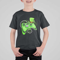 Irish Video Game Controller St Patrick Day Gamer T Shirt For Kid