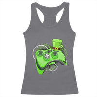 Irish Video Game Controller St Patrick Day Gamer Racerback Tank Top