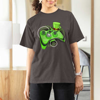 Irish Video Game Controller St Patrick Day Gamer T Shirt For Women