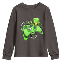 Irish Video Game Controller St Patrick Day Gamer Youth Sweatshirt