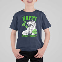 Dinosaur St Patricks Day T Shirt For Kid Irish Boy School Toddler