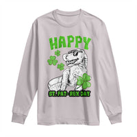 Dinosaur St Patricks Day Long Sleeve Shirt Irish Boy School Toddler