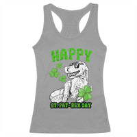 Dinosaur St Patricks Day Racerback Tank Top Irish Boy School Toddler