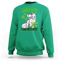 Dinosaur St Patricks Day Sweatshirt Irish Boy School Toddler