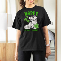 Dinosaur St Patricks Day T Shirt For Women Irish Boy School Toddler