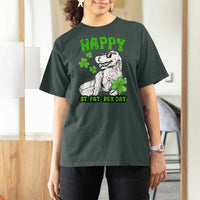 Dinosaur St Patricks Day T Shirt For Women Irish Boy School Toddler