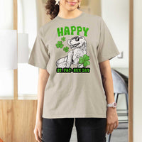Dinosaur St Patricks Day T Shirt For Women Irish Boy School Toddler