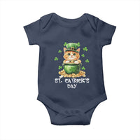 St. Patrick's Day Irish Cat Baby Onesie Kitty Saint Pattys Lucky Shamrocks