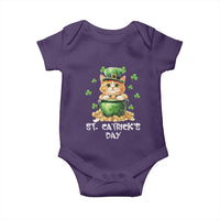 St. Patrick's Day Irish Cat Baby Onesie Kitty Saint Pattys Lucky Shamrocks