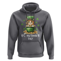 St. Patrick's Day Irish Cat Hoodie Kitty Saint Pattys Lucky Shamrocks