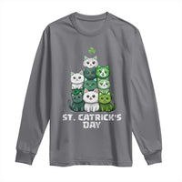 St. Patrick's Day Irish Cat Long Sleeve Shirt Cute Cats Saint Pattys