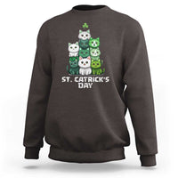 St. Patrick's Day Irish Cat Sweatshirt Cute Cats Saint Pattys