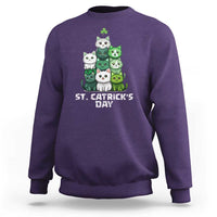 St. Patrick's Day Irish Cat Sweatshirt Cute Cats Saint Pattys