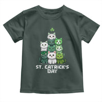 St. Patrick's Day Irish Cat Toddler T Shirt Cute Cats Saint Pattys