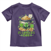 Cats St Patricks Day Toddler T Shirt Pot Of Gold Kitty Lover Lucky Irish