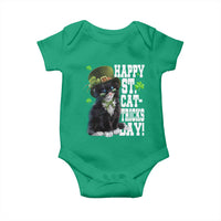 Shamrock Cat St Patricks Day Baby Onesie Kitty Mom Gift