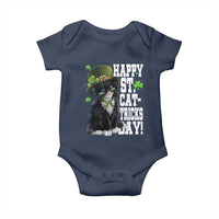 Shamrock Cat St Patricks Day Baby Onesie Kitty Mom Gift