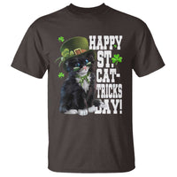 Shamrock Cat St Patricks Day T Shirt Kitty Mom Gift