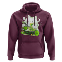 St Patrick's Day Cats Hoodie Irish Eating Ramen Noodles Cute Anime Shamrocks