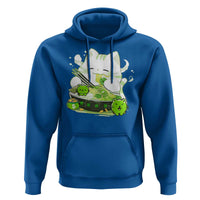 St Patrick's Day Cats Hoodie Irish Eating Ramen Noodles Cute Anime Shamrocks