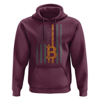 BTC Bitcoin American Flag Hoodie Crypto Buy the Dip