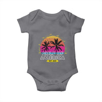 Welcome To America's Gulf Baby Onesie Est 2025 Retro Vintage Summer Vibes