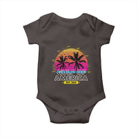Welcome To America's Gulf Baby Onesie Est 2025 Retro Vintage Summer Vibes
