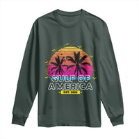 Welcome To America's Gulf Long Sleeve Shirt Est 2025 Retro Vintage Summer Vibes