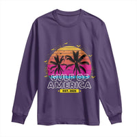 Welcome To America's Gulf Long Sleeve Shirt Est 2025 Retro Vintage Summer Vibes