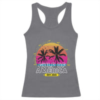 Welcome To America's Gulf Racerback Tank Top Est 2025 Retro Vintage Summer Vibes