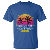Welcome To America's Gulf T Shirt Est 2025 Retro Vintage Summer Vibes