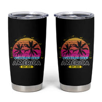 Welcome To America's Gulf Tumbler Cup Est 2025 Retro Vintage Summer Vibes