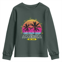 Welcome To America's Gulf Youth Sweatshirt Est 2025 Retro Vintage Summer Vibes
