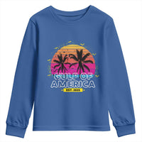 Welcome To America's Gulf Youth Sweatshirt Est 2025 Retro Vintage Summer Vibes