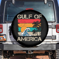 Gulf Of America Spare Tire Cover Funny Beach Summer Vacation Retro Vintage