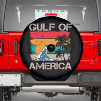 Gulf Of America Spare Tire Cover Funny Beach Summer Vacation Retro Vintage