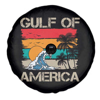 Gulf Of America Spare Tire Cover Funny Beach Summer Vacation Retro Vintage