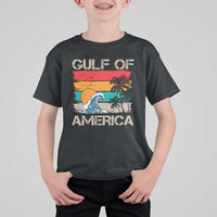 Gulf Of America T Shirt For Kid Funny Beach Summer Vacation Retro Vintage