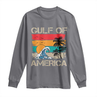 Gulf Of America Long Sleeve Shirt Funny Beach Summer Vacation Retro Vintage