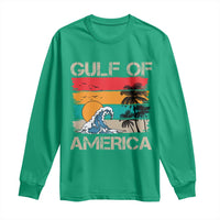 Gulf Of America Long Sleeve Shirt Funny Beach Summer Vacation Retro Vintage