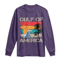Gulf Of America Long Sleeve Shirt Funny Beach Summer Vacation Retro Vintage