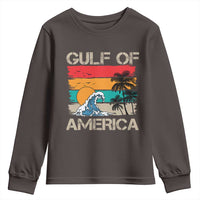 Gulf Of America Youth Sweatshirt Funny Beach Summer Vacation Retro Vintage